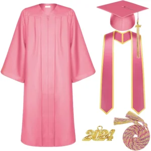 Bachelor’s Graduation Gown with Tasseled Cap, Red Stole, and Honor Cords - 6 Colors Available 10 Bachelor’s Graduation Gown with Tasseled Cap, Red Stole, and Honor Cords - 6 Colors Available