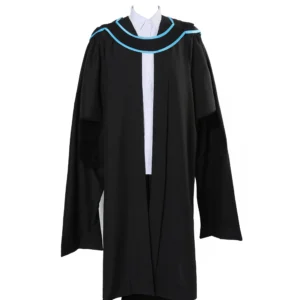 UK Deluxe Master’s Graduation Gown, Hat, and Stole
