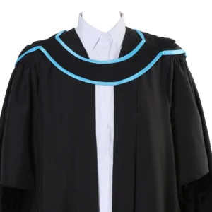 UK Deluxe Master’s Graduation Gown, Hat, and Stole
