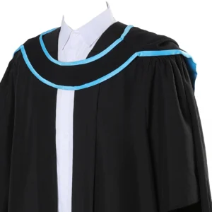 UK Deluxe Master’s Graduation Gown, Hat, and Stole