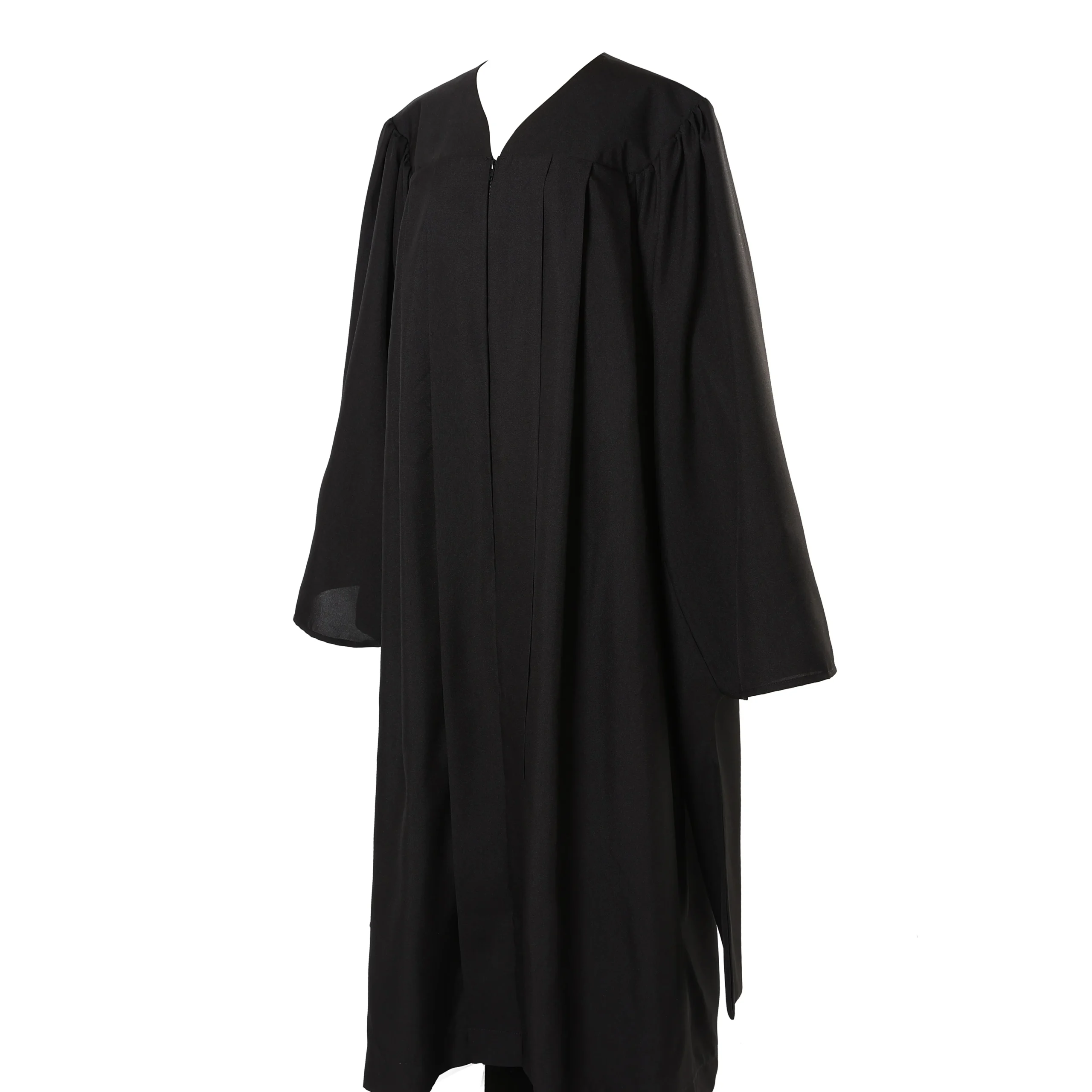 Budget-Friendly Black Master’s Graduation Gown 3 Budget-Friendly Black Master’s Graduation Gown with Cap and Hood