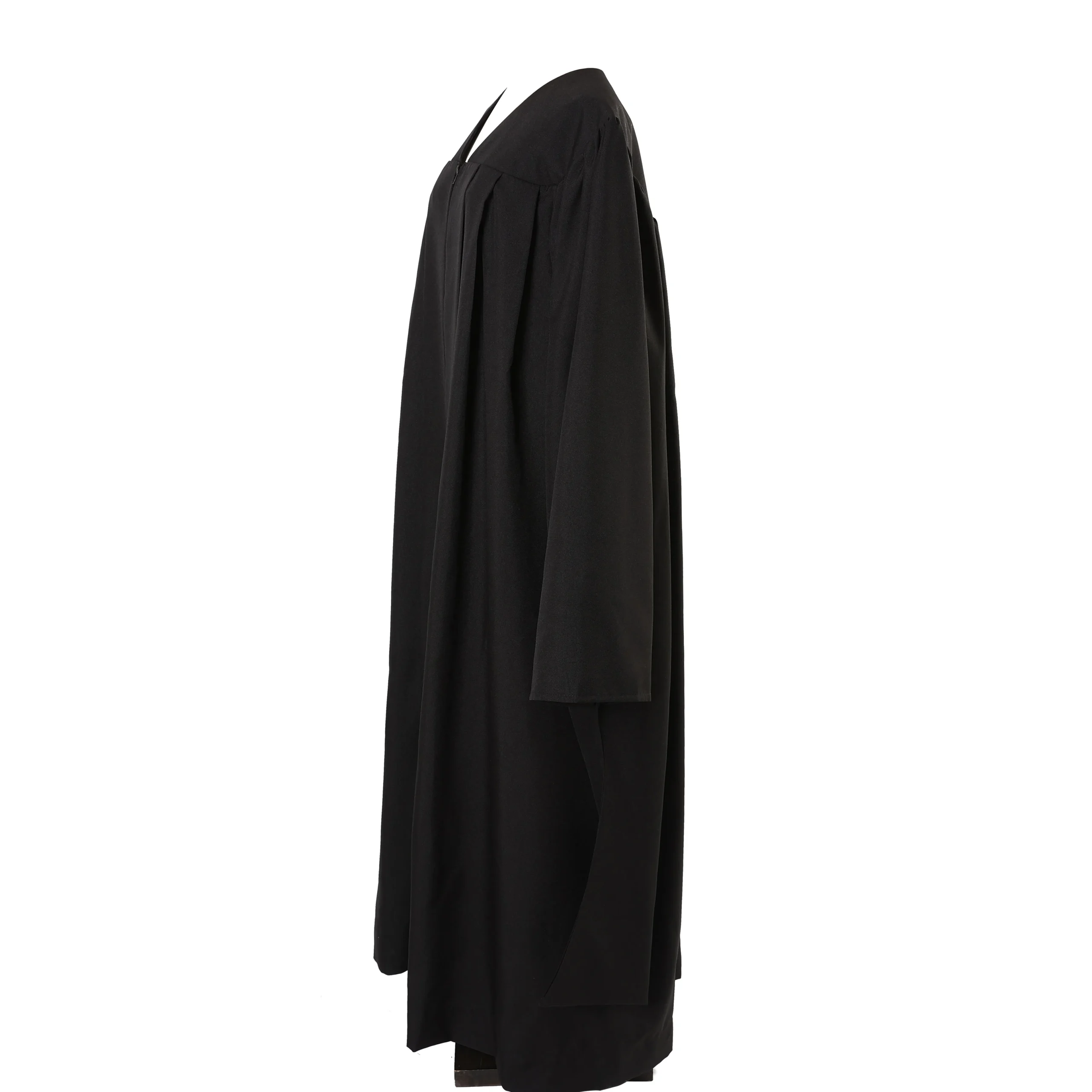 Budget-Friendly Black Master’s Graduation Gown 4 Budget-Friendly Black Master’s Graduation Gown with Cap and Hood