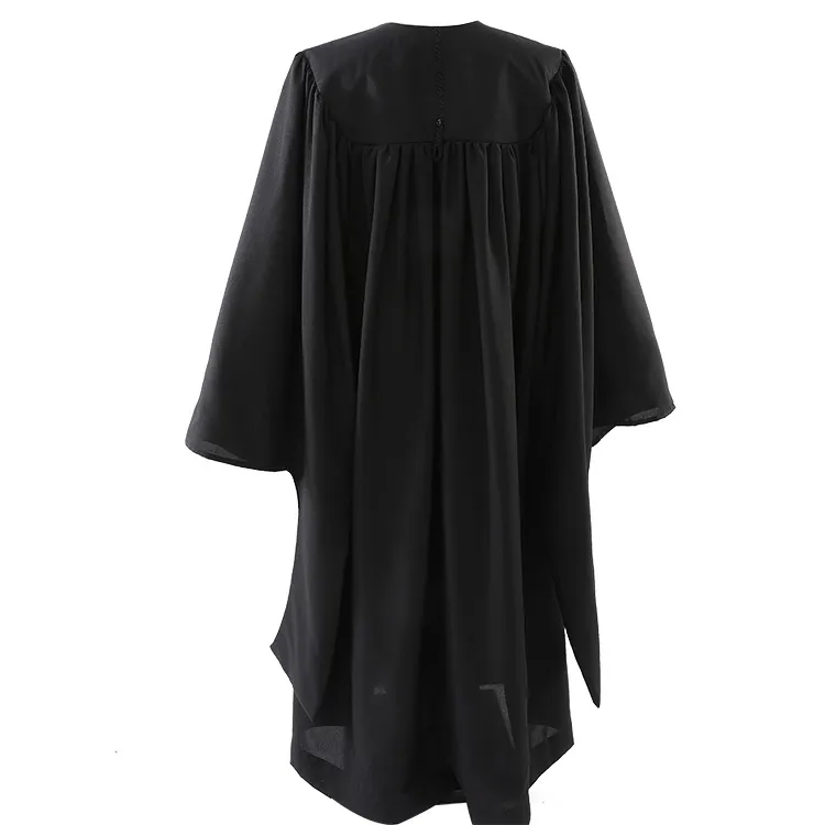 Budget-Friendly Black Master’s Graduation Gown 6 Budget-Friendly Black Master’s Graduation Gown with Cap and Hood