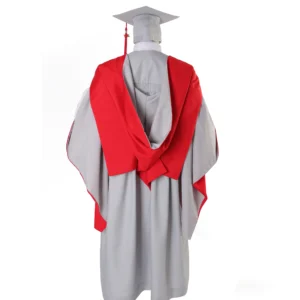 UK Deluxe Doctorate Graduation Gown, Hat, and Stole