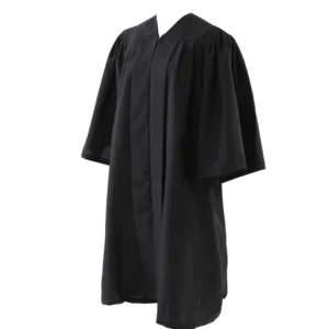 Deluxe Slotted Black Bachelor’s Graduation Gown