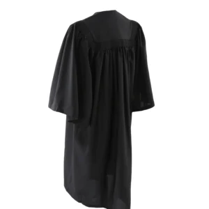 Deluxe Slotted Black Bachelor’s Graduation Gown