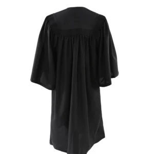 Deluxe Slotted Black Bachelor’s Graduation Gown