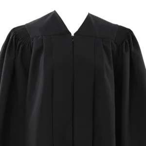 Deluxe Slotted Black Bachelor’s Graduation Gown