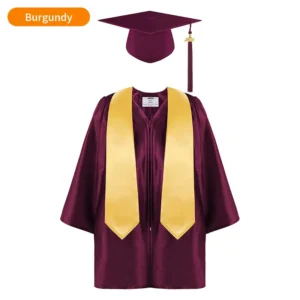Shiny Kids Graduation Gown & Cap with Tassel Charm for Home School | Elementary School | Kindergarten