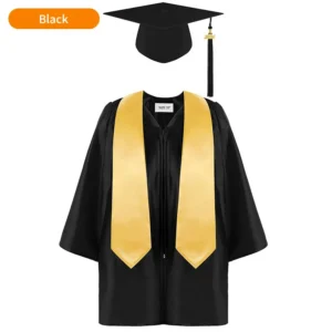 Shiny Kids Graduation Gown & Cap with Tassel Charm for Home School | Elementary School | Kindergarten
