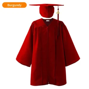 Shiny Kids Graduation Gown & Cap with Tassel Charm for Elementary School