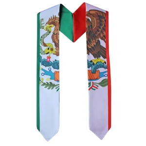 Graduation Ceremony Embroidery Elements Shiny on the Shawl