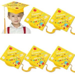 Children’s Graduation Ceremony Embroidered Print Cap 9 Children’s Graduation Ceremony Embroidered Print Cap