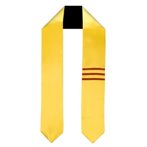Graduation Ceremony Embroidery Elements Shiny on the Shawl