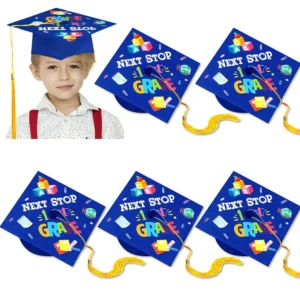 Children’s Graduation Ceremony Embroidered Print Cap 11 Children’s Graduation Ceremony Embroidered Print Cap