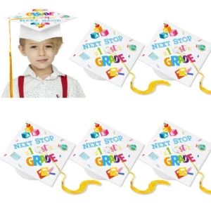 Children’s Graduation Ceremony Embroidered Print Cap 10 Children’s Graduation Ceremony Embroidered Print Cap