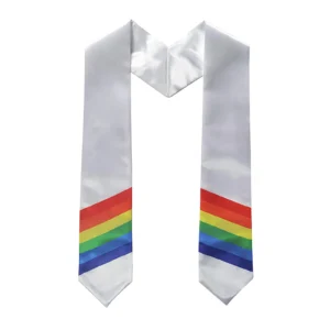 Graduation Ceremony Embroidery Elements Shiny on the Shawl