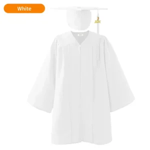 Shiny Kids Graduation Gown & Cap with Tassel Charm for Elementary School