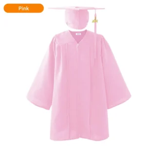 Shiny Kids Graduation Gown & Cap with Tassel Charm for Elementary School