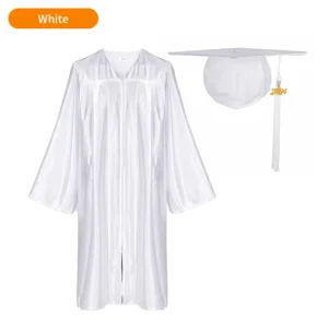 Shiny High School and Technical School Graduation Gown and Tasseled Cap - 12 Colors Available 15 Shiny Bachelor’s Graduation Gown and Tasseled Cap - 13 Colors Available
