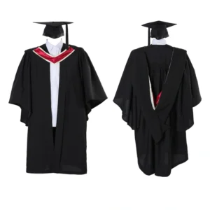 UK Deluxe Bachelor’s Graduation Gown, Hat, and Stole