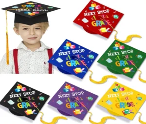 Children’s Graduation Ceremony Embroidered Print Cap