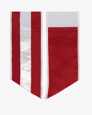 7 Mixed Flag Graduation Stoles Embroidery Sashes for Study Aboard Students 24 ST016 US PE 5
