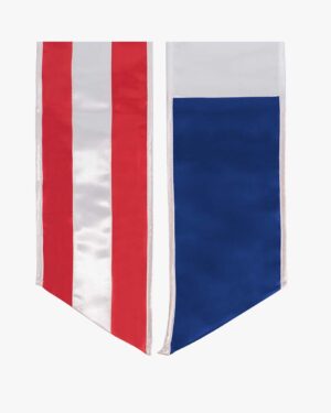7 Mixed Flag Graduation Stoles Embroidery Sashes for Study Aboard Students 34 ST016 US SV 5